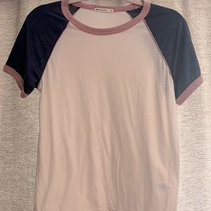Marine layer short sleeve baseball tee
